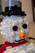Hombre de nieve de Legos