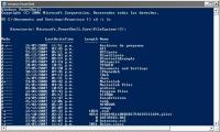 Pantalla de inicio de Windows Powershell en Windows XP SP2